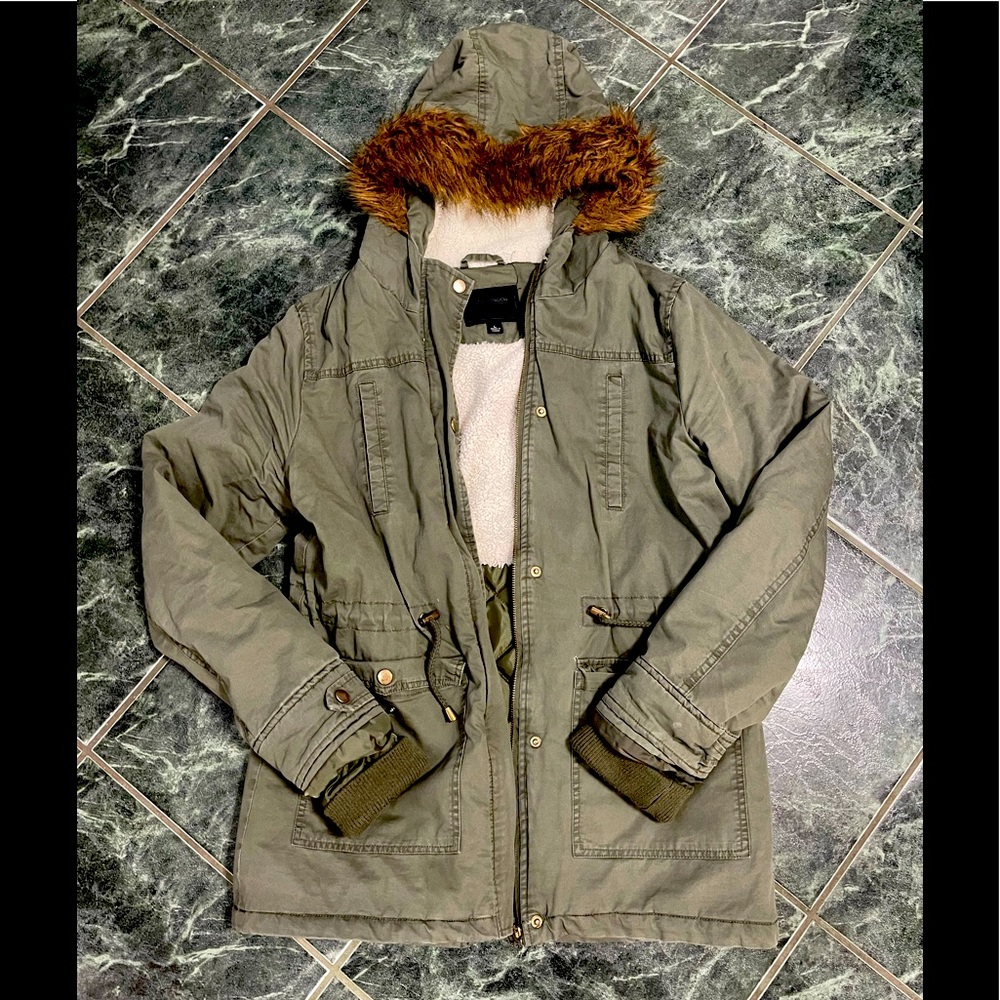Miss London Army Green Jacket